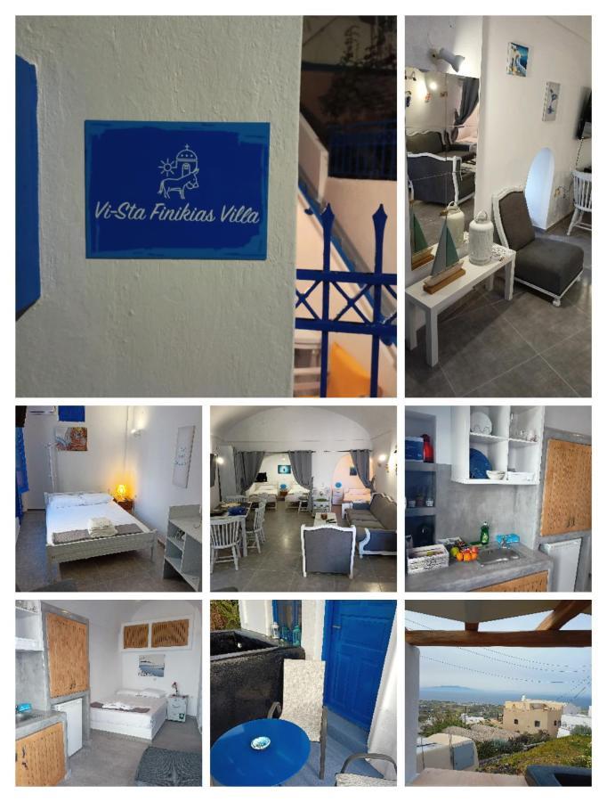 VI Sta Finikias Villa Oía Exteriör bild